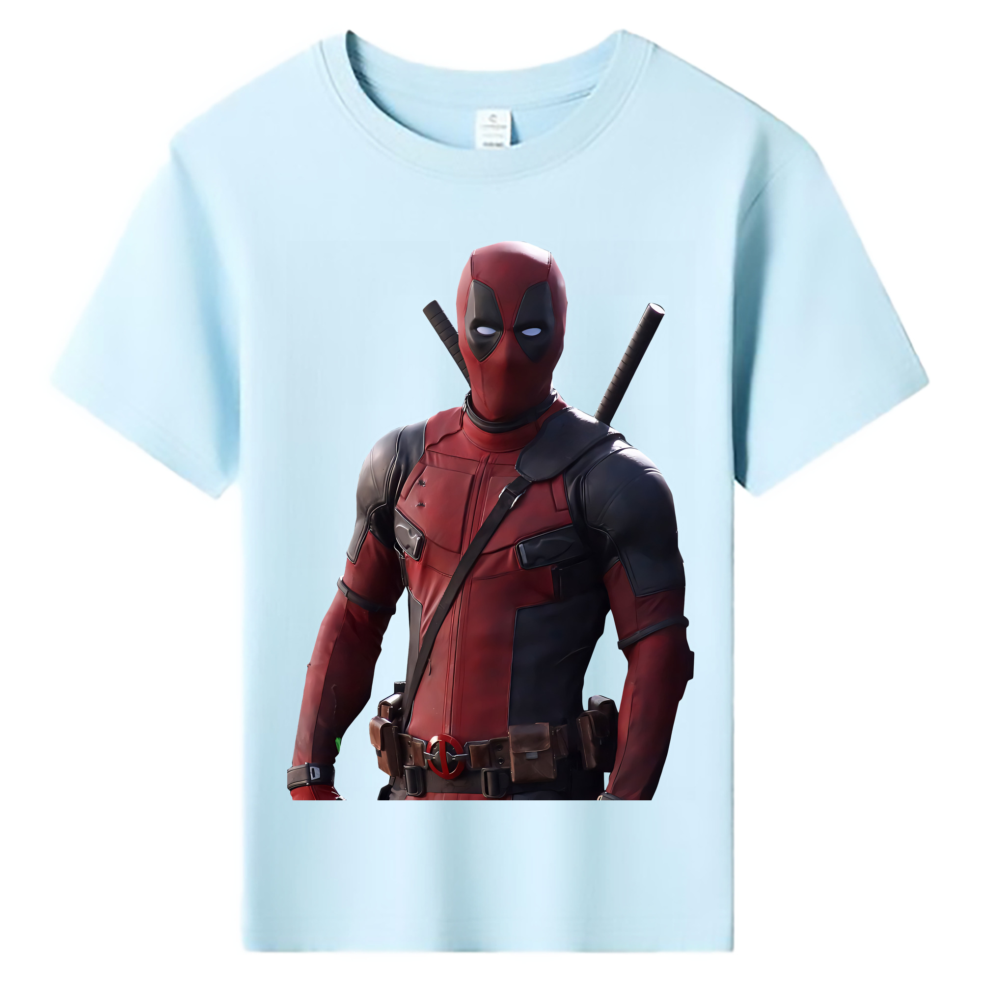 （画像用） Deadpool デッドプール 綿100％キッズTシャツ（フロントプリント）